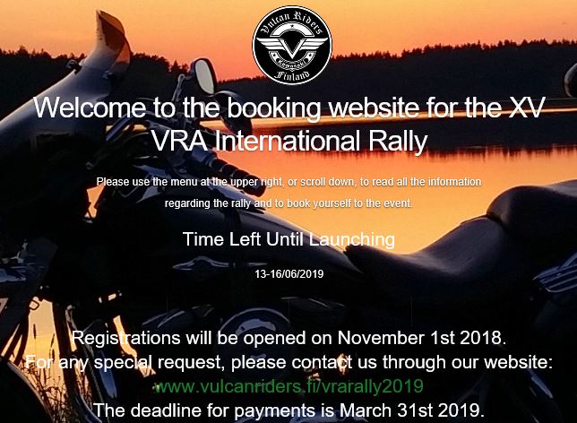[Uppdaterad 3/5] VRA International Rally, 2019