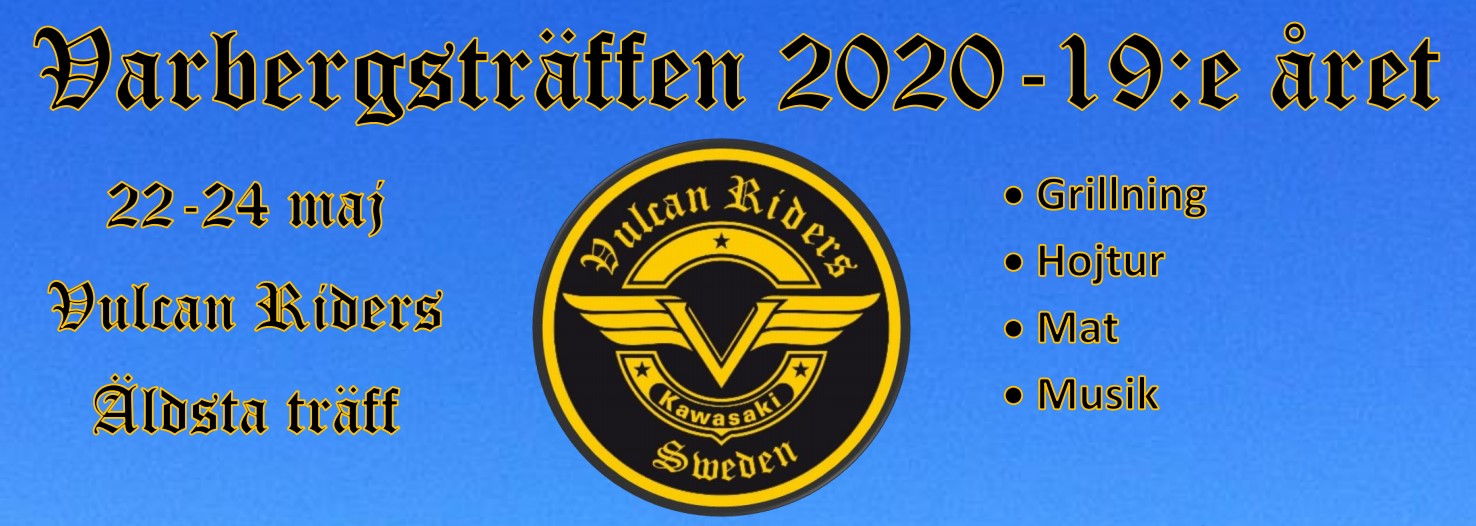Välkommen till Varbergsträffen den 22-24/5