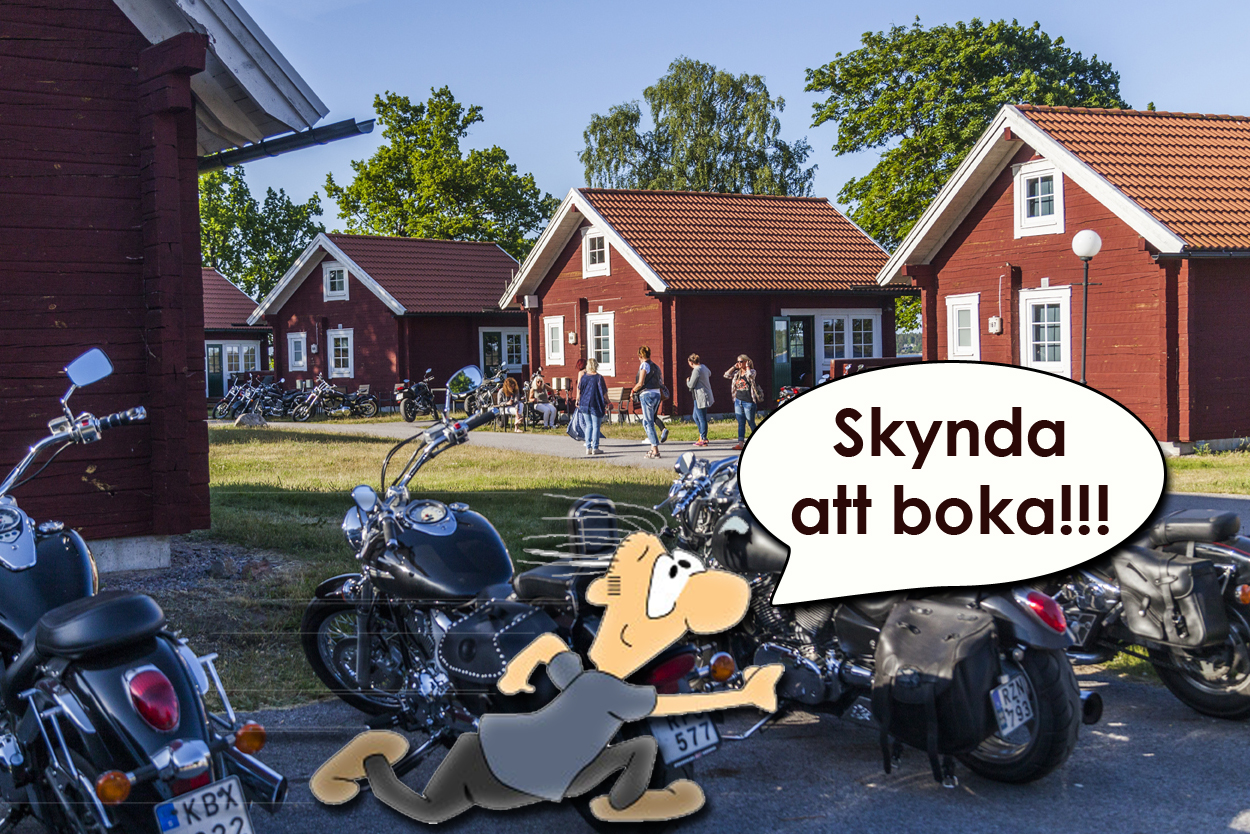 Missa inte stugbokningen till Riksträffen